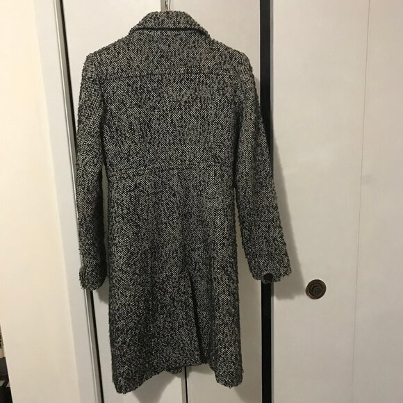 Jacob Ladies Black And White Coat Size Small - Picture 2 of 3